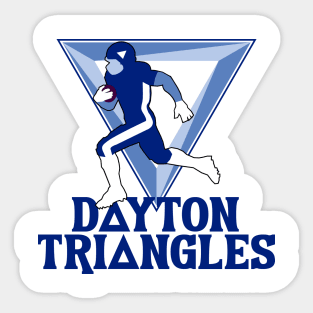 Dayton Triangles Modern Sticker